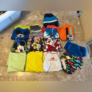 Boys 2T/24M Swimwear Bundle 13 items total!